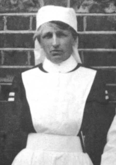 1918: Emily Frances Dickinson, Commandant of Netley Huts, Essex County Hospital, Colchester. Vice-President, Lexden and Winstree Red Cross Branch.