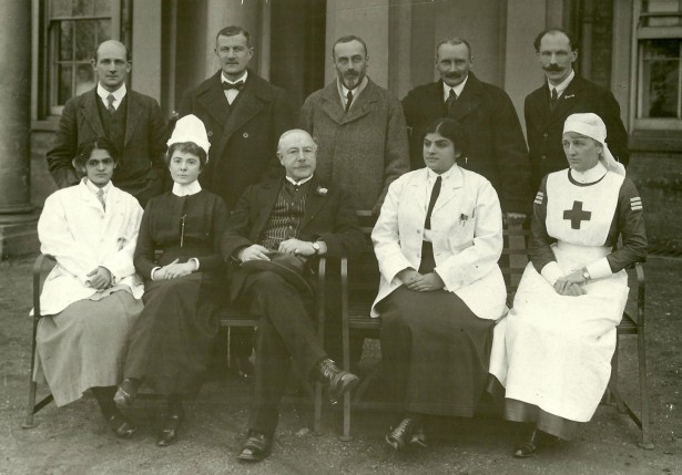 Medical and Nursing Officers, Essex County Hospital. 1918 Courtesy of Colchester Medical Society.