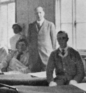 Dr. Wm. L. M. Day (standing centre), Essex County Hospital, Colchester. 