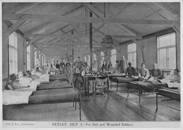 Interior of a Netley Hut at Essex County Hospital, c1915. Courtesy of Colchester Medical Society.