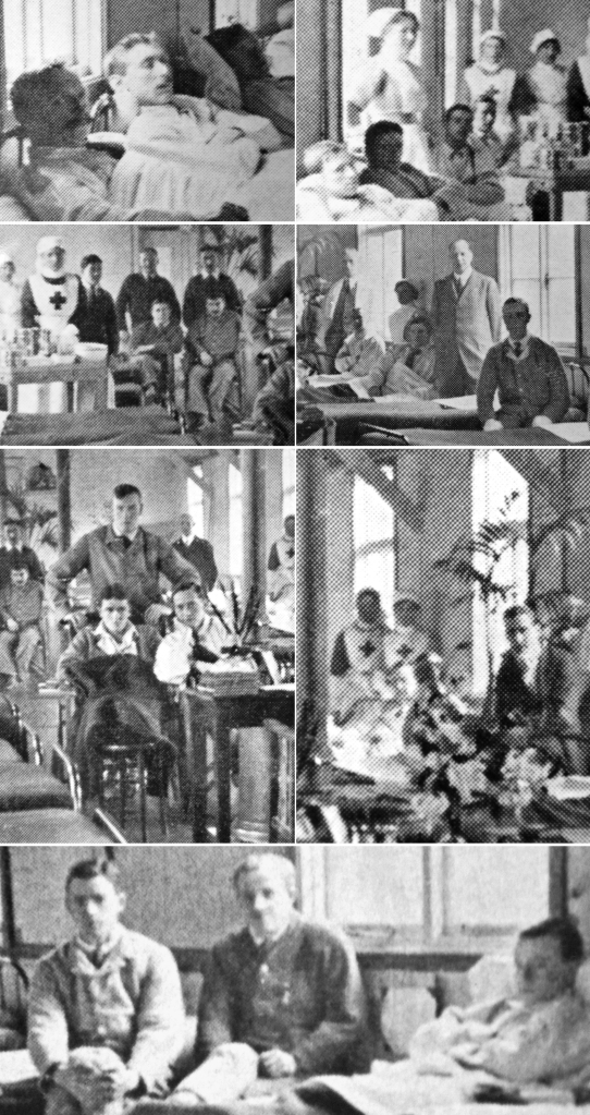 Collage of Close-ups from the Colchester Netley Hut Interior photograph.