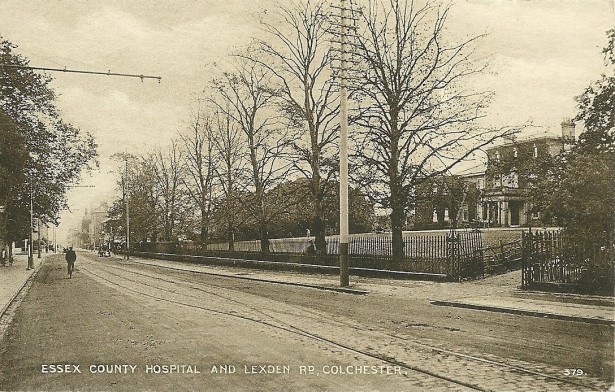 Essex County Hospital, Lexden Road, Colchester. Courtesy of Heather A. Johnson.